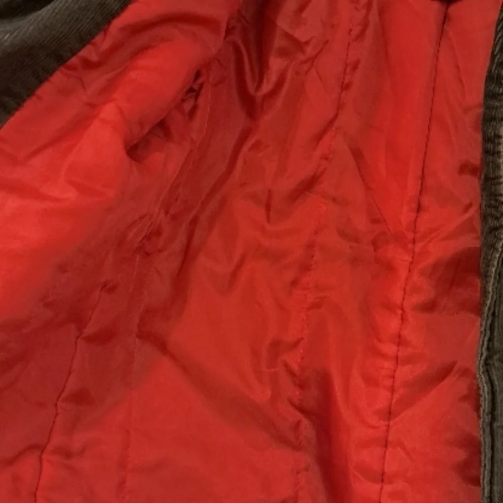 Gymboree  corduroy  girls Hooded Jacket with Heart Accents g size M (7-8)